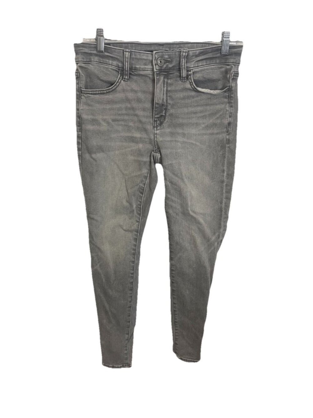 AMERICAN EAGLE Women's Size 6 SHORT Dusted Slate Gray Next Level Stretch Jeans